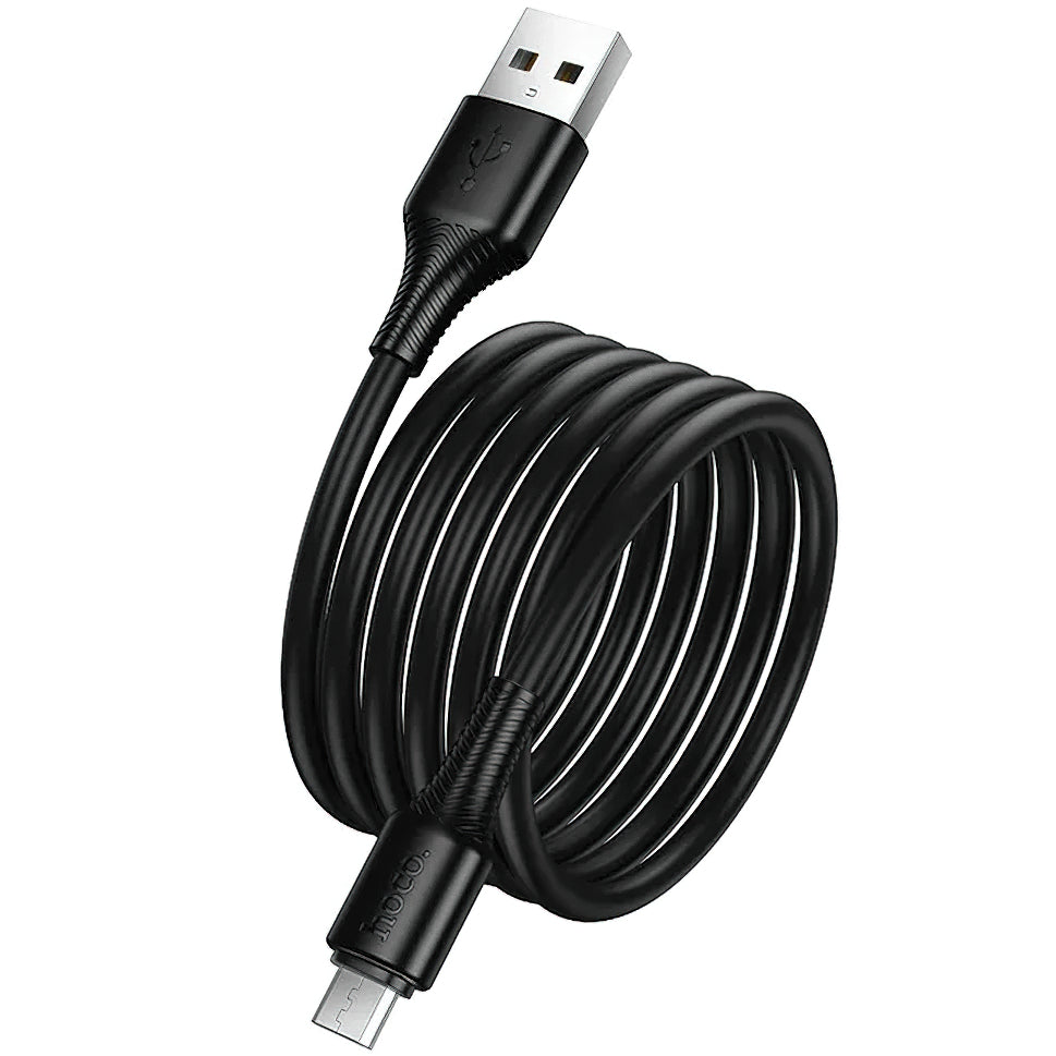 USB-A to microUSB Data and Charging Cable HOCO X120, 18W, 1m, Black