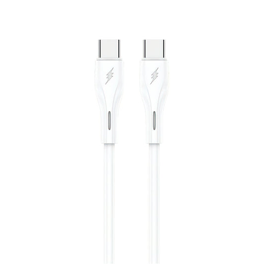 USB-C Data and Charging Cable - USB-C Sendem M36C, 66W, 1m, White