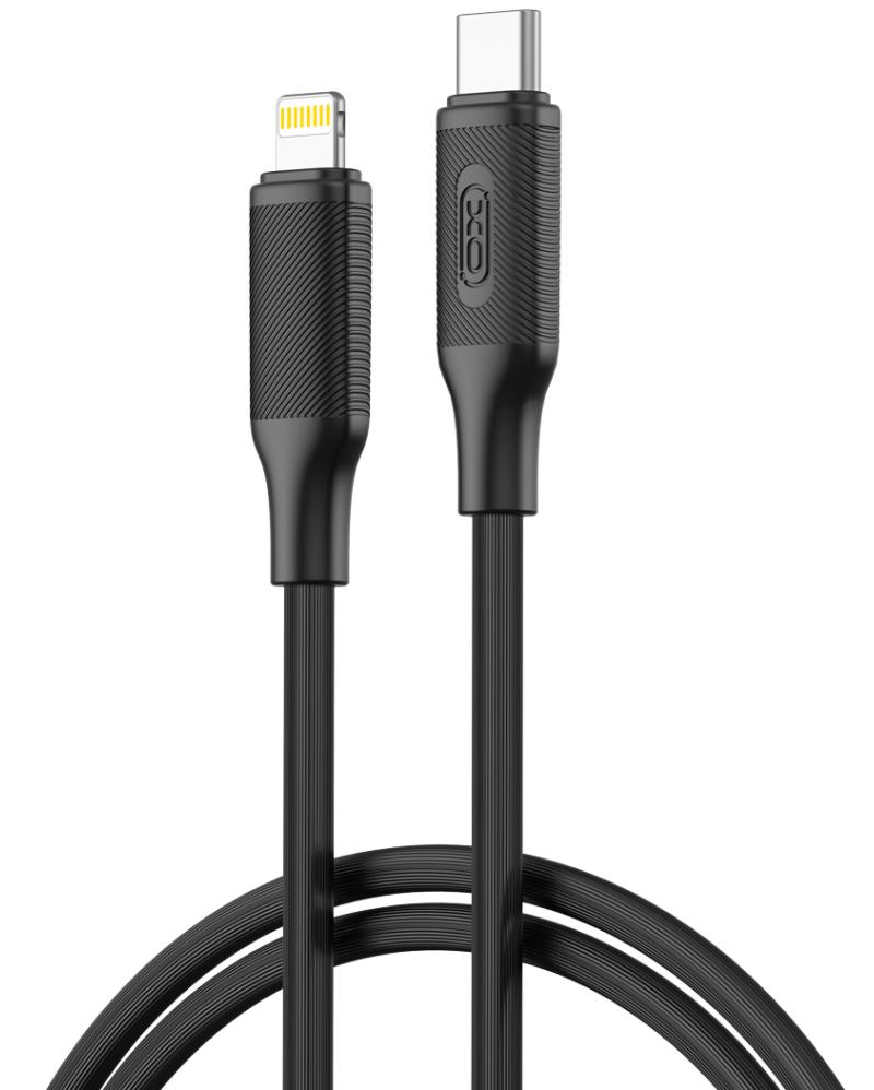 USB-C to Lightning Data and Charging Cable XO Design NB-Q265A, 27W, 1m, Black