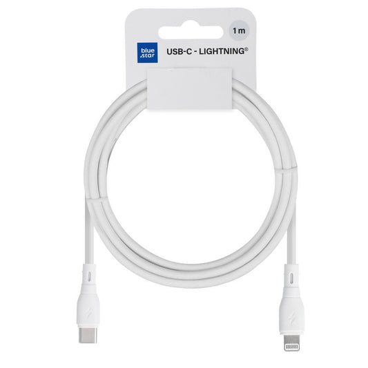 Καλώδιο Δεδομένων και Φόρτισης USB-C - Lightning Blue Star Eco, 27W, 1m, Λευκό