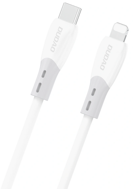 Καλώδιο Δεδομένων και Φόρτισης USB-C - Lightning Dudao L25SX, 30W, 1m, Λευκό