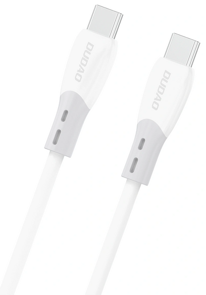 Καλώδιο Δεδομένων και Φόρτισης USB-C - USB-C Dudao L25SC, 60W, 2m, Λευκό