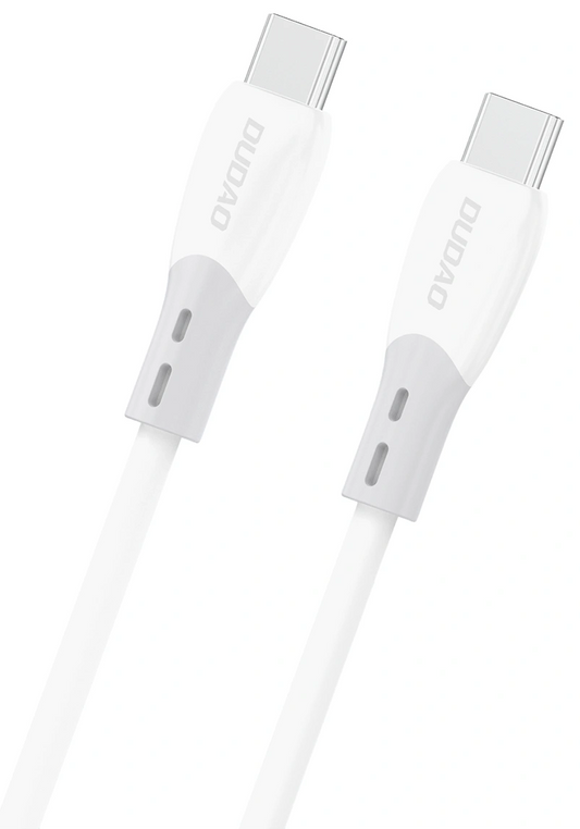 USB-C Data and Charging Cable - USB-C Dudao L25SC, 60W, 2m, White