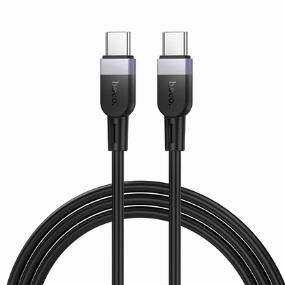 USB-C Data and Charging Cable - USB-C HOCO X109, 60W, 1m, Black