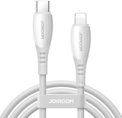 Καλώδιο Δεδομένων και Φόρτισης USB-C - Lightning Joyroom S-A59 Vibrant, 30W, 1.2m, Λευκό