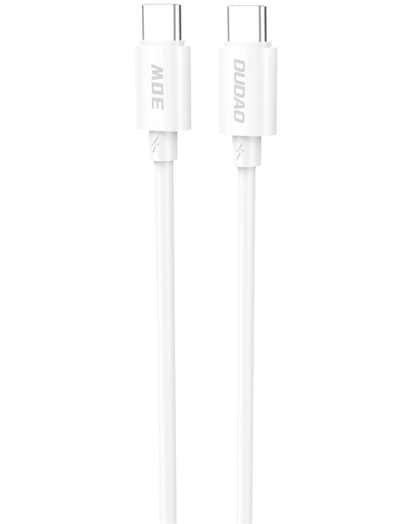 Καλώδιο Δεδομένων και Φόρτισης USB-C - USB-C Dudao L4C, 30W, 2μ, Λευκό
