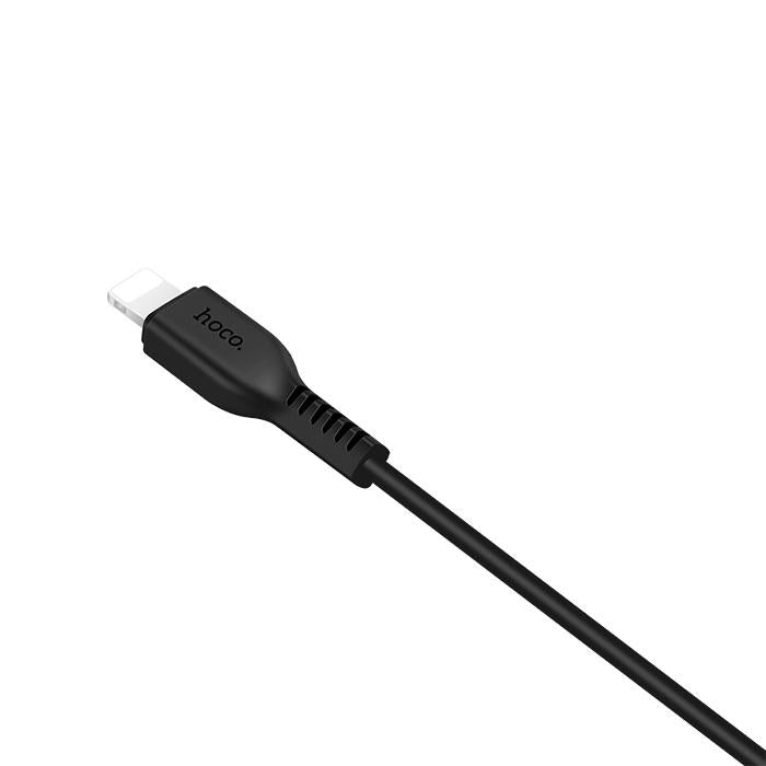 USB-A to Lightning Data and Charging Cable HOCO Flash X20, 18W, 1m, Black