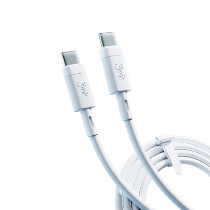 USB-C Data and Charging Cable - USB-C 3MK Hyper Silicone, 60W, 1m, White