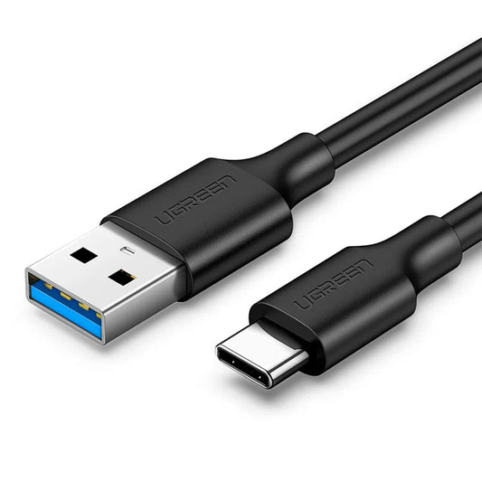 UGREEN US184 USB-A to USB-C Data and Charging Cable, 18W, 1m, Black