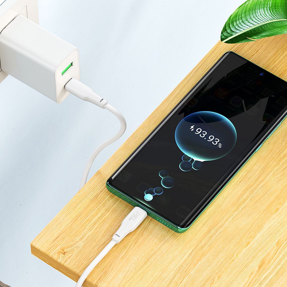 USB-C Data and Charging Cable - USB-C HOCO X93, 100W, 2m, White