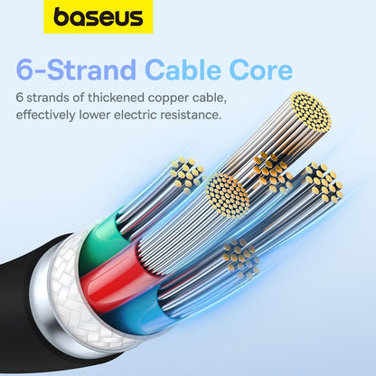 USB-C Data and Charging Cable - USB-C Baseus Pudding, 100W, 2m, Black P10355702111-01