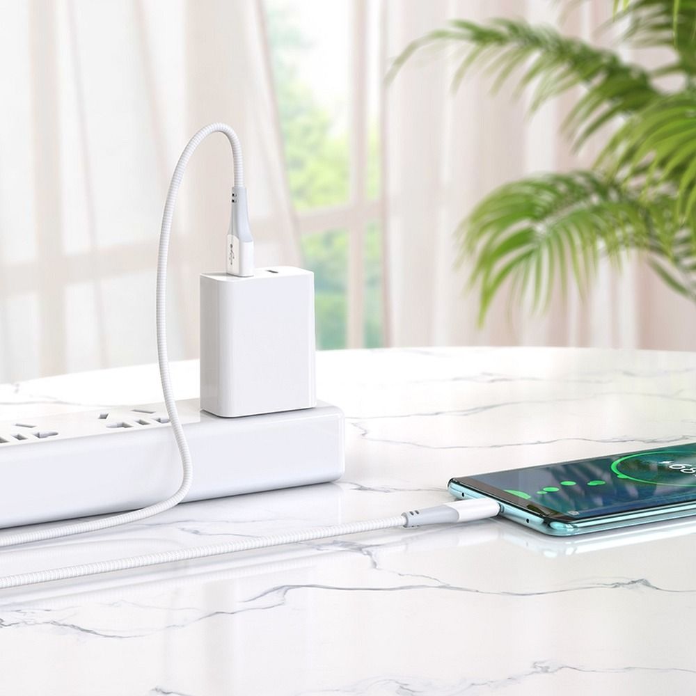 USB-A to USB-C Data and Charging Cable HOCO X70, 18W, 1m, White