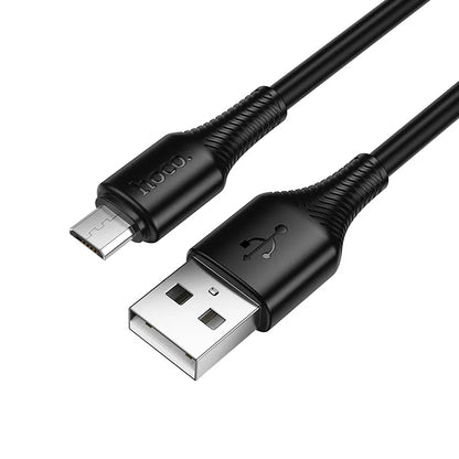 USB-A to microUSB Data and Charging Cable HOCO X120, 18W, 1m, Black