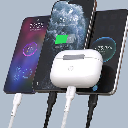 Καλώδιο Δεδομένων και Φόρτισης USB-C - USB-C Dudao L9C, 65W, 1m, Μαύρο