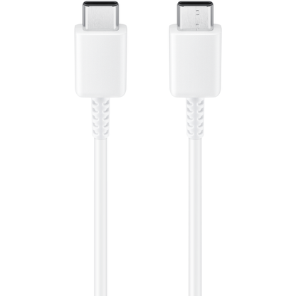Καλώδιο Δεδομένων και Φόρτισης USB-C - USB-C Samsung EP-DW767JWE, 25W, 1.8m, Λευκό GP-TOU021RFCWW