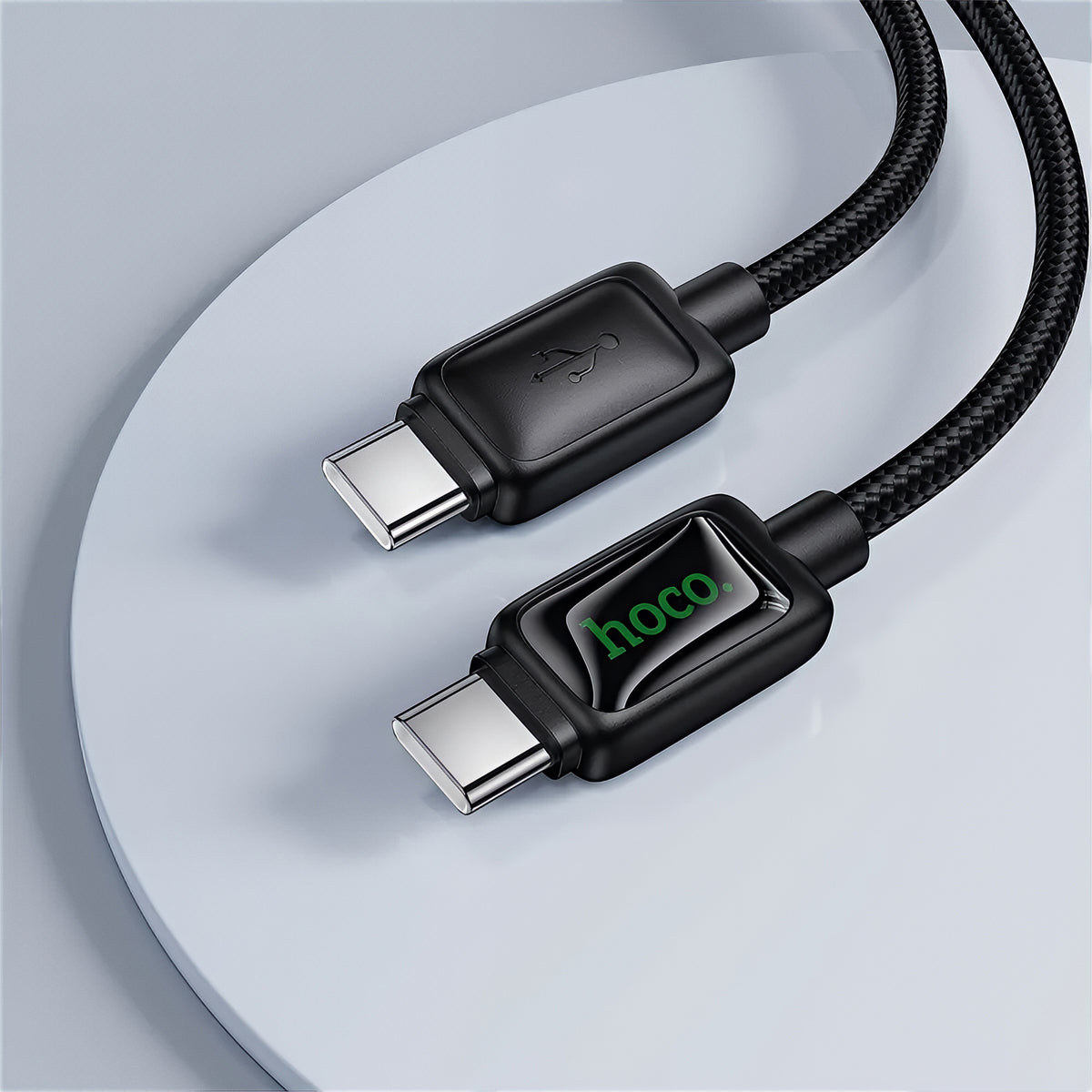 USB-C Data and Charging Cable - USB-C HOCO U146, 60W, 1.2m, Black