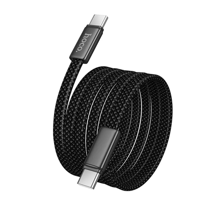 USB-C Data and Charging Cable - USB-C HOCO X125, 60W, 1m, Black