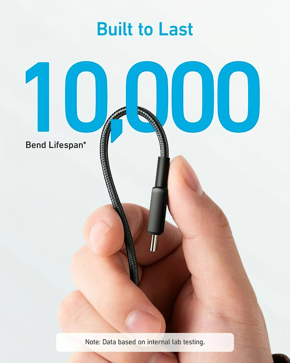 Καλώδιο Δεδομένων και Φόρτισης USB-C - USB-C Anker 322, 60W, 1.8m, Μαύρο A81F6G11