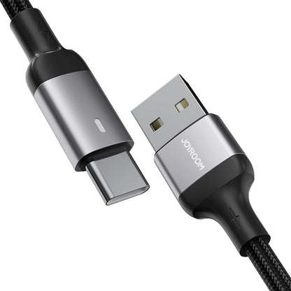 USB-A to USB-C Data and Charging Cable Joyroom S-A10, 18W, 1.2m, Black