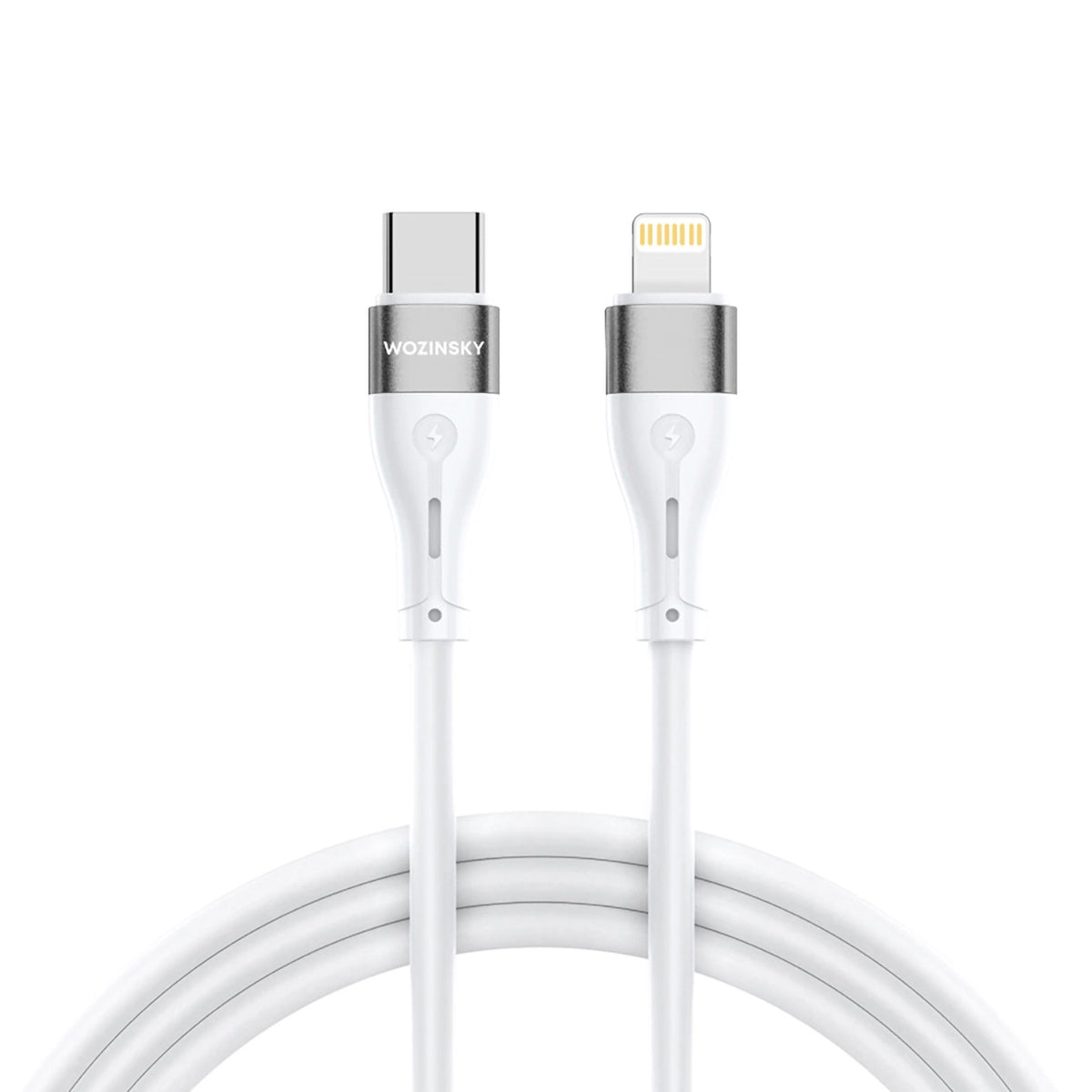 Καλώδιο Δεδομένων και Φόρτισης USB-C - Lightning WZK WSTCL1, 27W, 1m, Λευκό