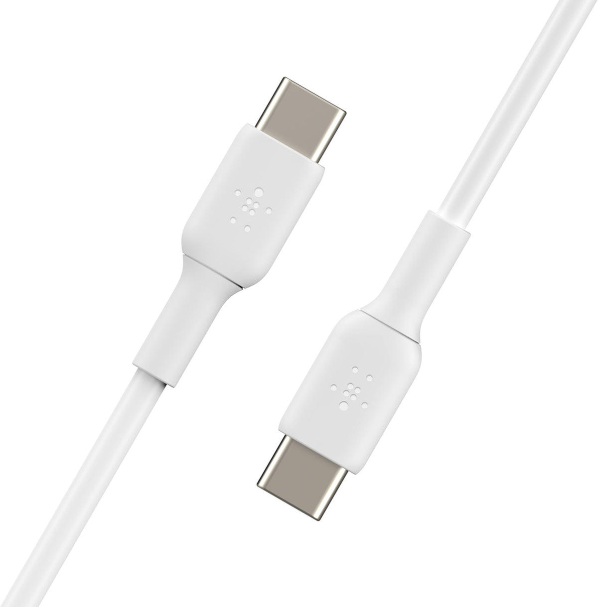 USB-C Data and Charging Cable - USB-C Belkin BoostCharge, 60W, 1m, Set of 2 pieces, White CAB003bt1MWH2PK