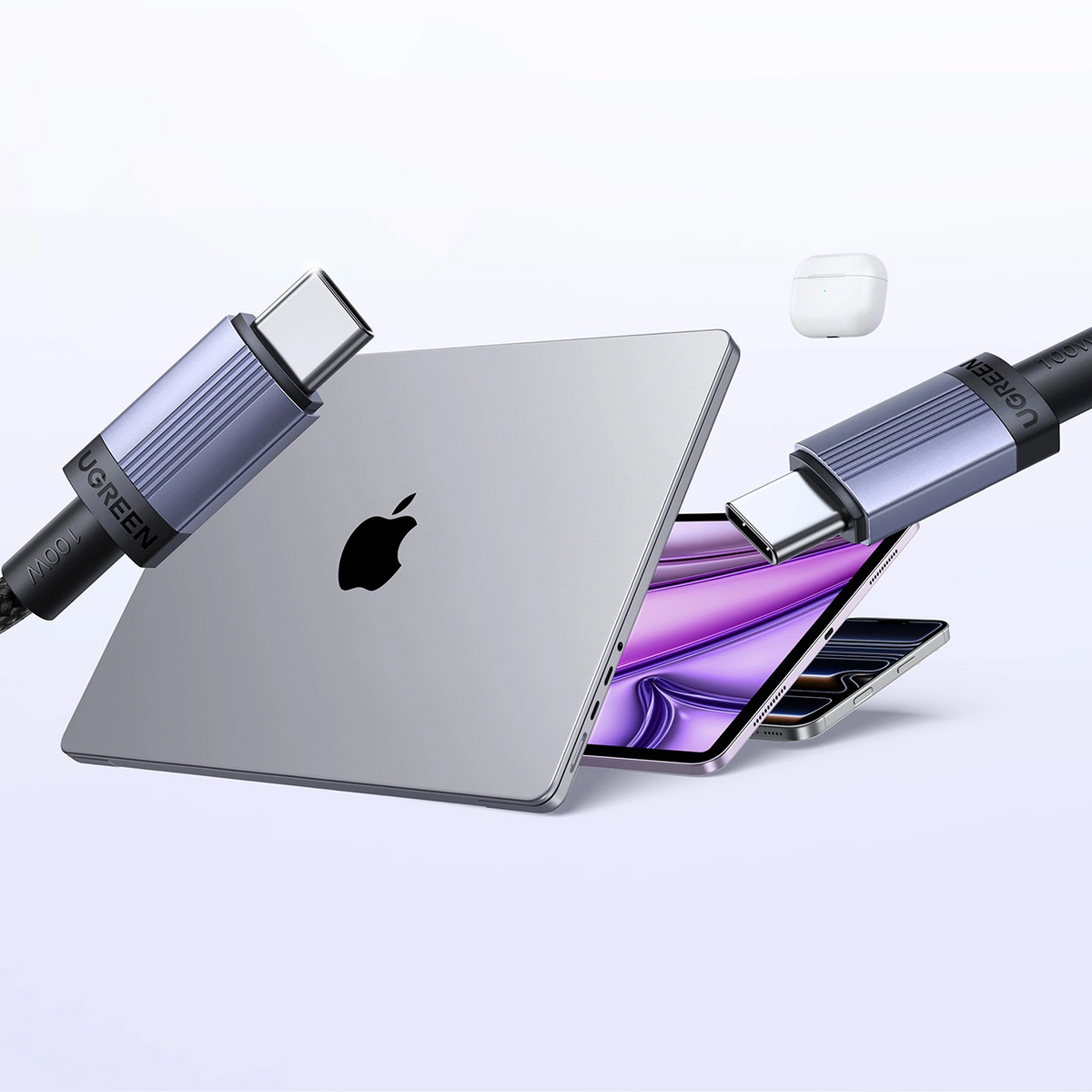 USB-C Data and Charging Cable - USB-C UGREEN, 100W, 2m, Black