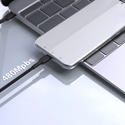 Καλώδιο Δεδομένων και Φόρτισης USB-C - USB-C Dudao L9C Max, 240W, 2μ, Μαύρο