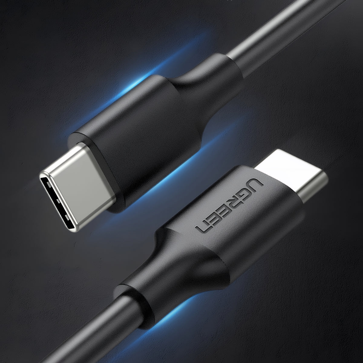 USB-C Data and Charging Cable - USB-C UGREEN US286, 60W, 3m, Black