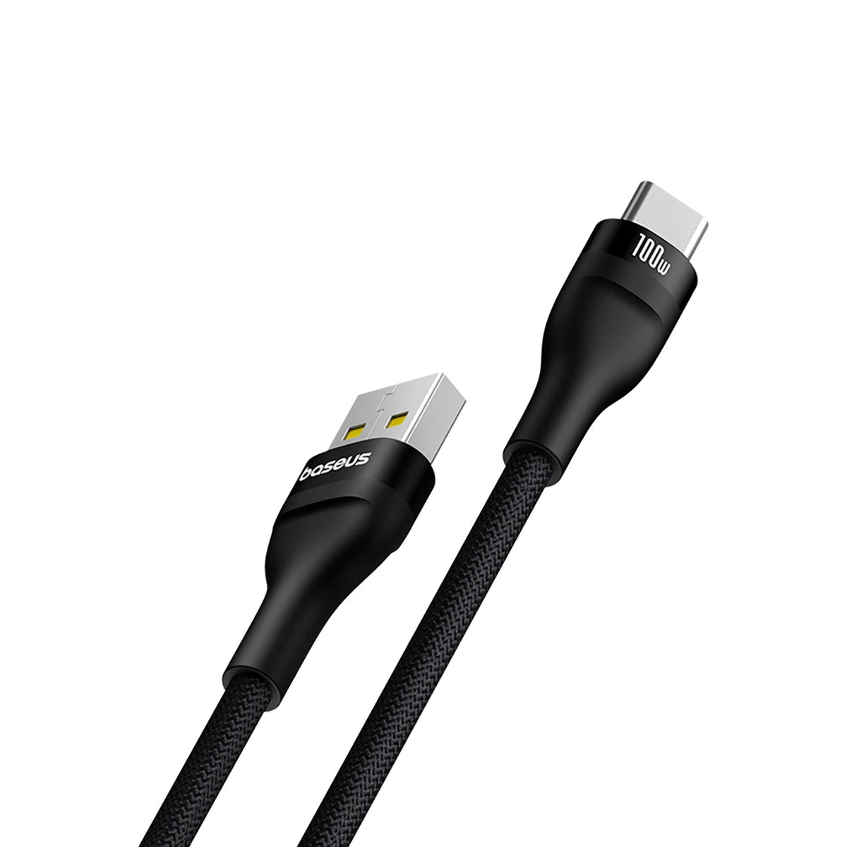 USB-A to USB-C Data and Charging Cable Baseus Flash Series II, 100W, 2m, Black P10311804111-01