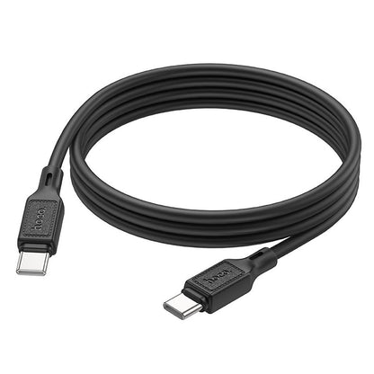 Καλώδιο Δεδομένων και Φόρτισης USB-C - USB-C HOCO X90, 60W, 1μ, Μαύρο