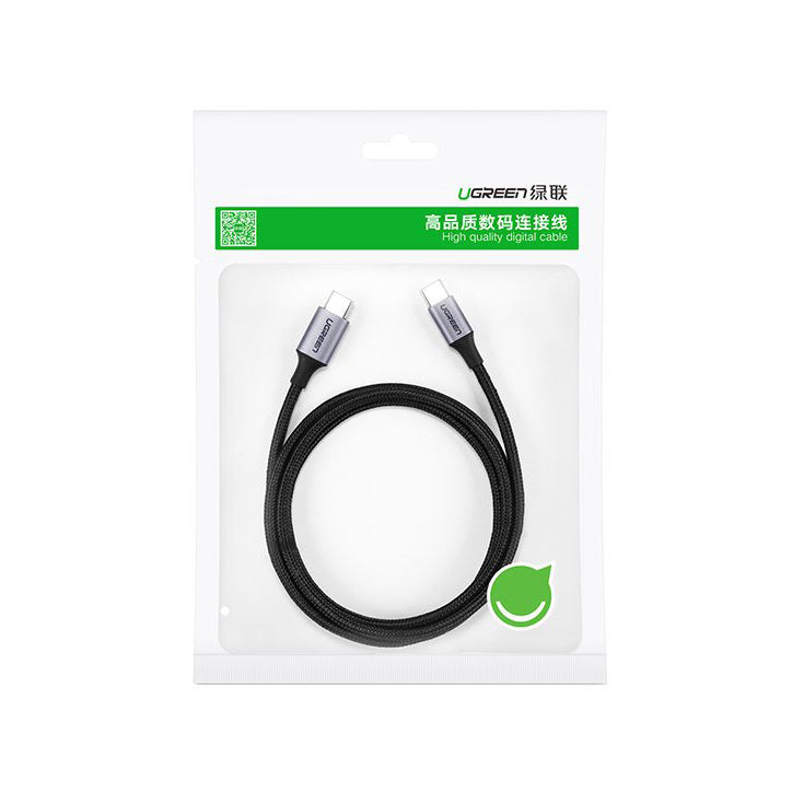 Καλώδιο Δεδομένων και Φόρτισης USB-C - USB-C UGREEN US261, 60W, 1μ, Γκρι