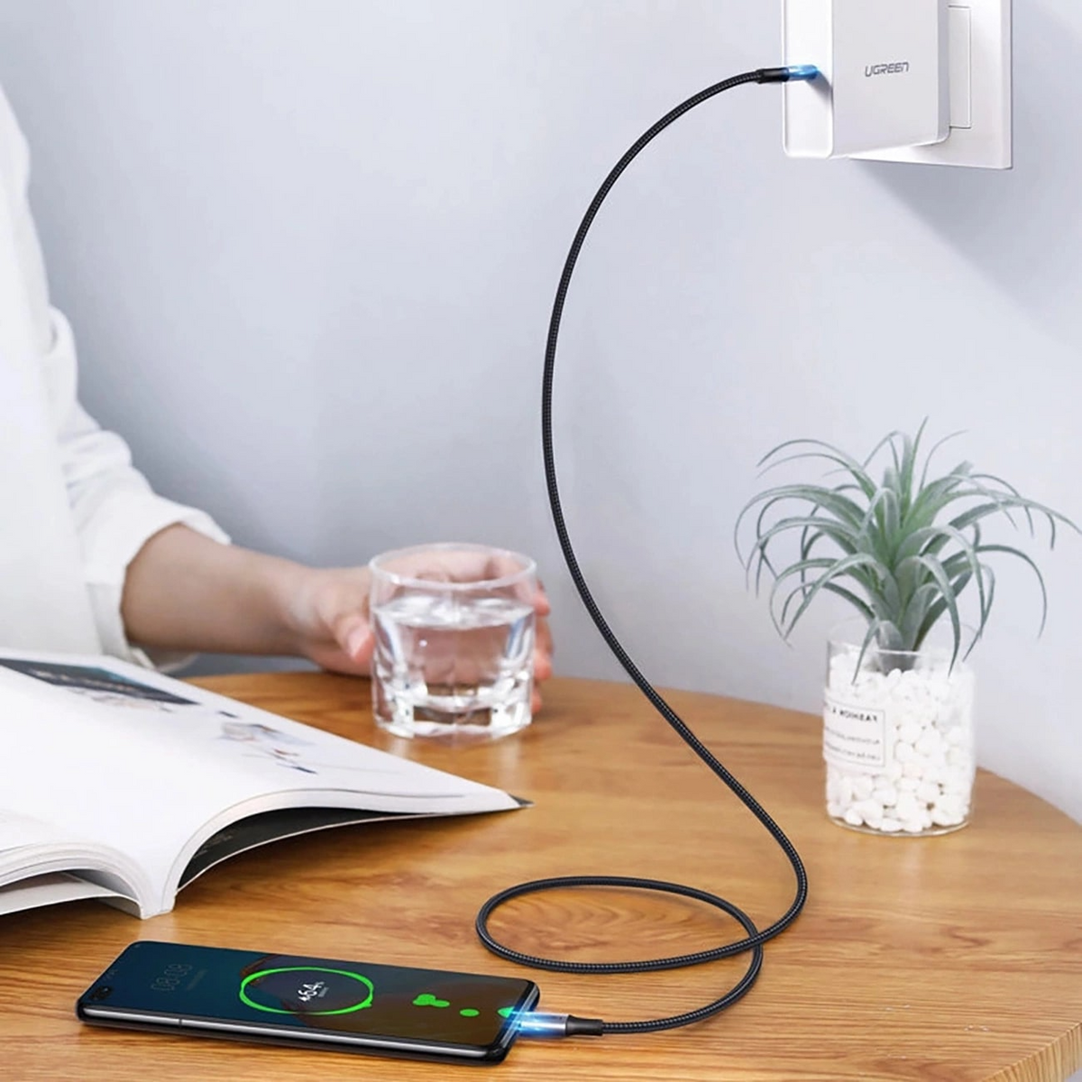 USB-C Data and Charging Cable - USB-C UGREEN US316, 100W, 3m, Gray