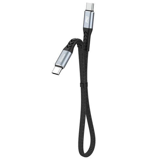 Καλώδιο Δεδομένων και Φόρτισης USB-C - USB-C Dudao L10C, 100W, 0.23m, Μαύρο