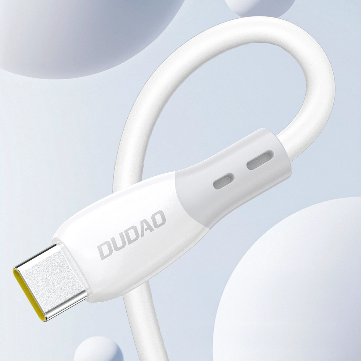Καλώδιο Δεδομένων και Φόρτισης USB-C - USB-C Dudao L25SC, 60W, 2m, Λευκό
