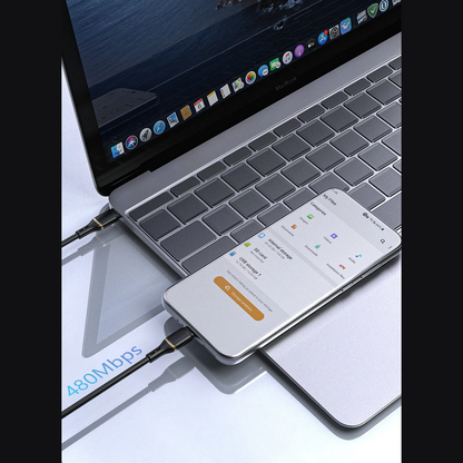Καλώδιο Δεδομένων και Φόρτισης USB-C - USB-C Dudao L25C, 30W, 1μ, Λευκό