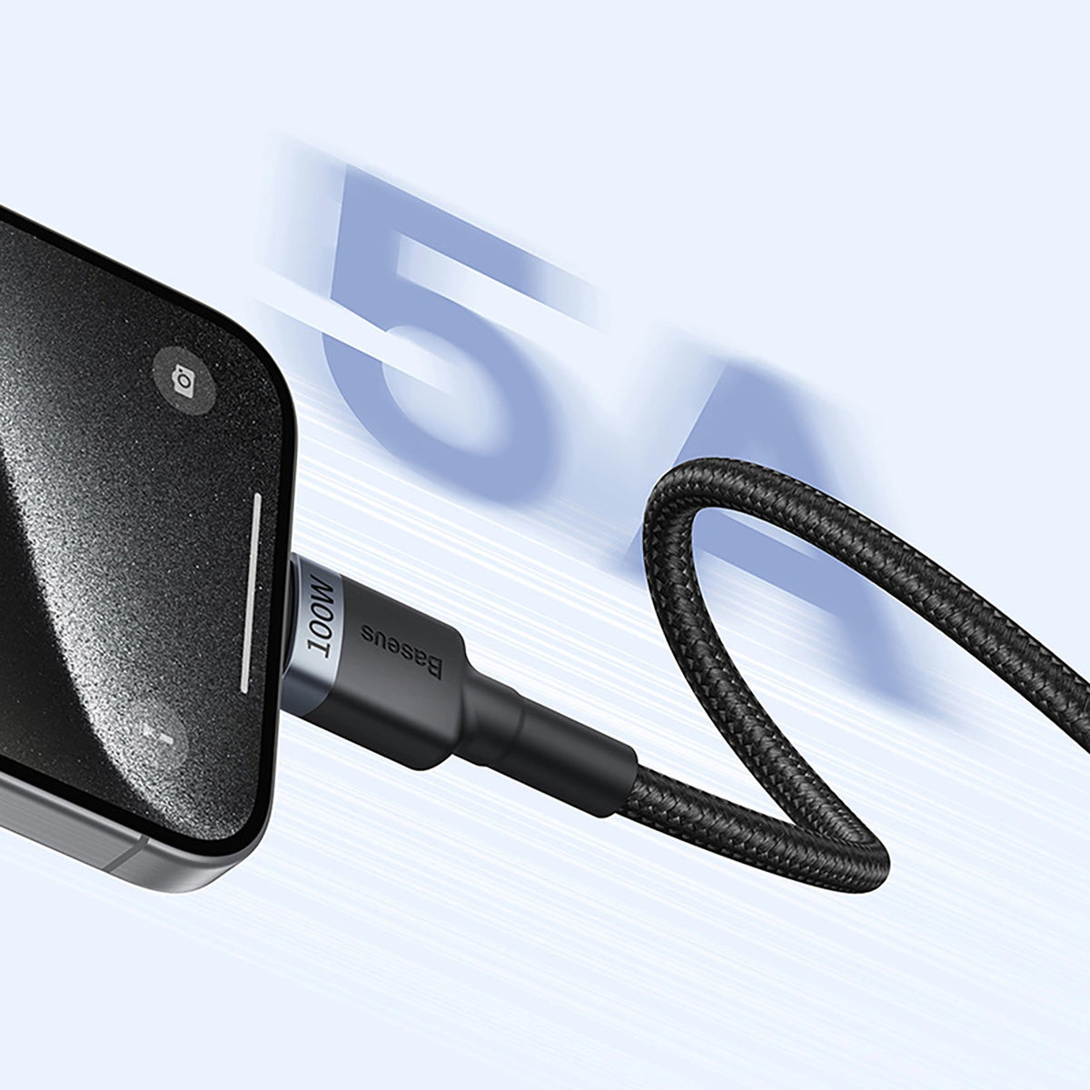 USB-C Data and Charging Cable - USB-C Baseus Cafule, 100W, 2m, Red, Set of 2 pieces P10318306003-01