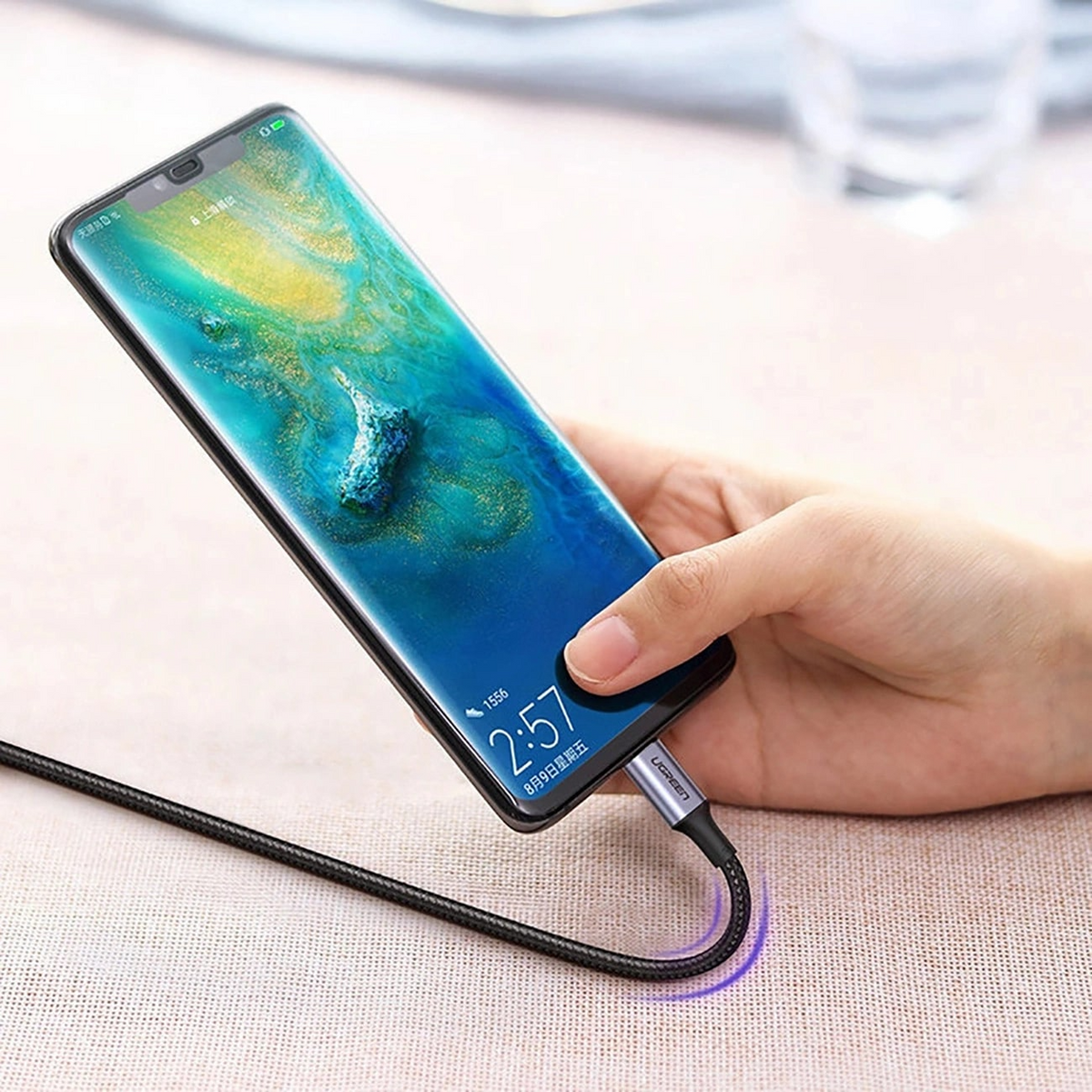 USB-C Data and Charging Cable - USB-C UGREEN US316, 100W, 3m, Gray