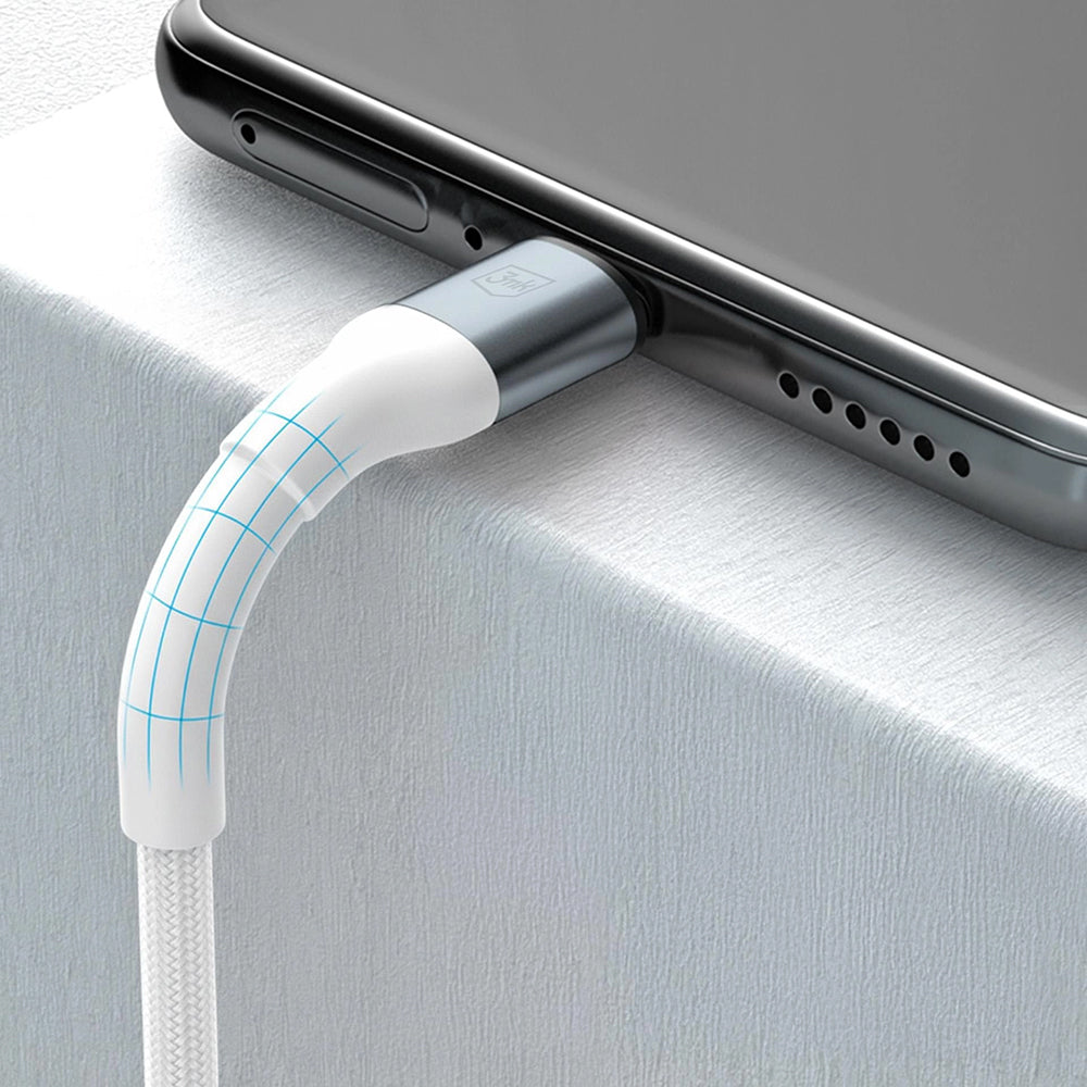 Καλώδιο Δεδομένων και Φόρτισης USB-A - Lightning 3MK Hyper N, 12W, 2m, Λευκό