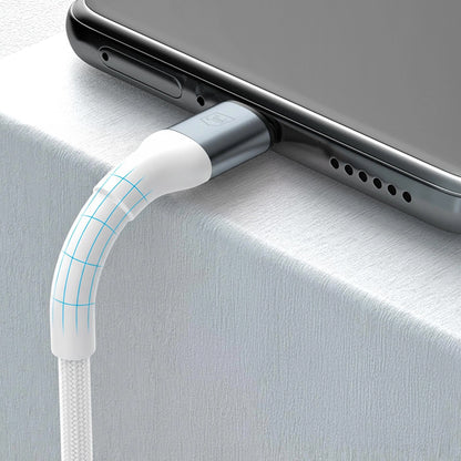 Καλώδιο Δεδομένων και Φόρτισης USB-A - Lightning 3MK Hyper N, 12W, 2m, Λευκό