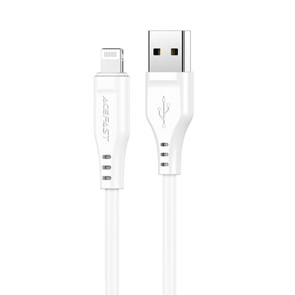Καλώδιο Δεδομένων και Φόρτισης USB-A - Lightning Acefast C3-02, 18W, 1.2m, Λευκό