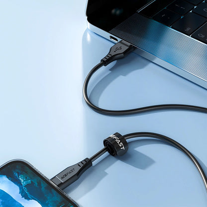 Καλώδιο Δεδομένων και Φόρτισης USB-A - Lightning Acefast C3-02, 18W, 1.2m, Λευκό