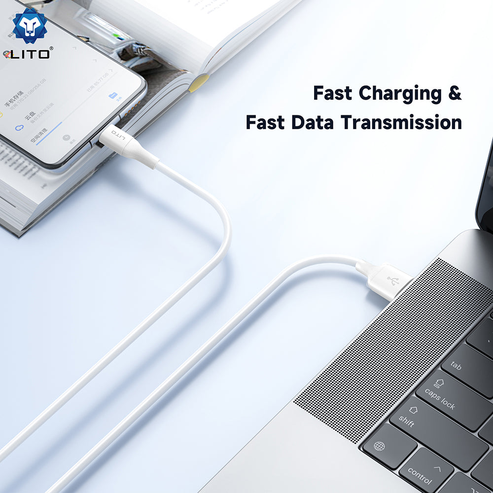 Καλώδιο Δεδομένων και Φόρτισης USB-A - Lightning Lito LD06L, 18W, 1m, Μαύρο
