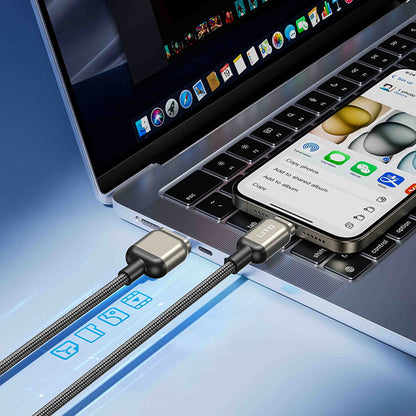 Καλώδιο Δεδομένων και Φόρτισης USB-A - Lightning Lito LD17, 18W, 1m, Μαύρο