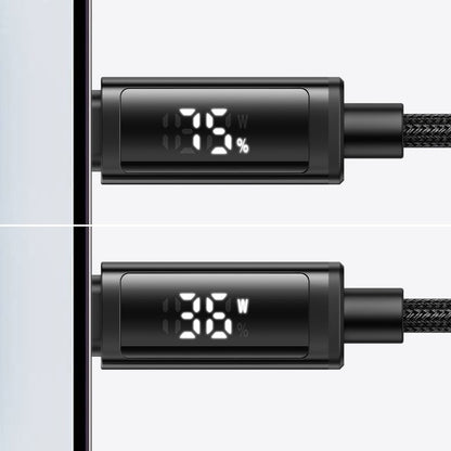 USB-A to Lightning McDodo CA-7970 Display Data and Charging Cable, 18W, 1.2m, Black