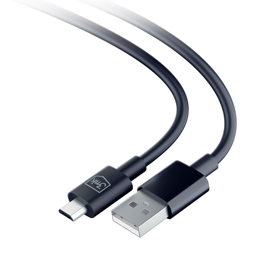 Καλώδιο Δεδομένων και Φόρτισης USB-A - microUSB 3MK Hyper, 18W, 1.2m, Μαύρο