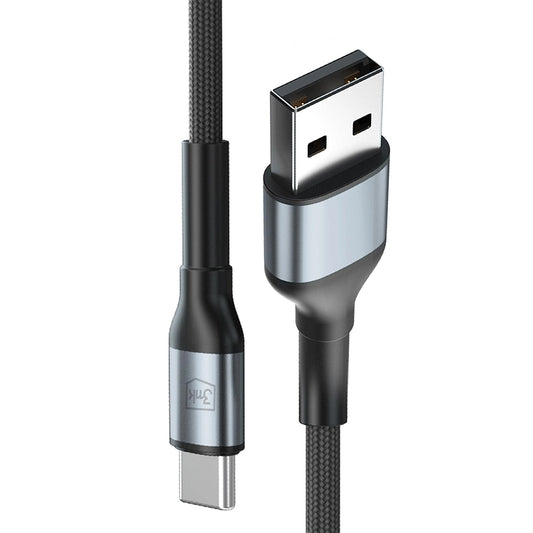 Καλώδιο Δεδομένων και Φόρτισης USB-A - USB-C 3MK Hyper N 18, 18W, 1m, Μαύρο