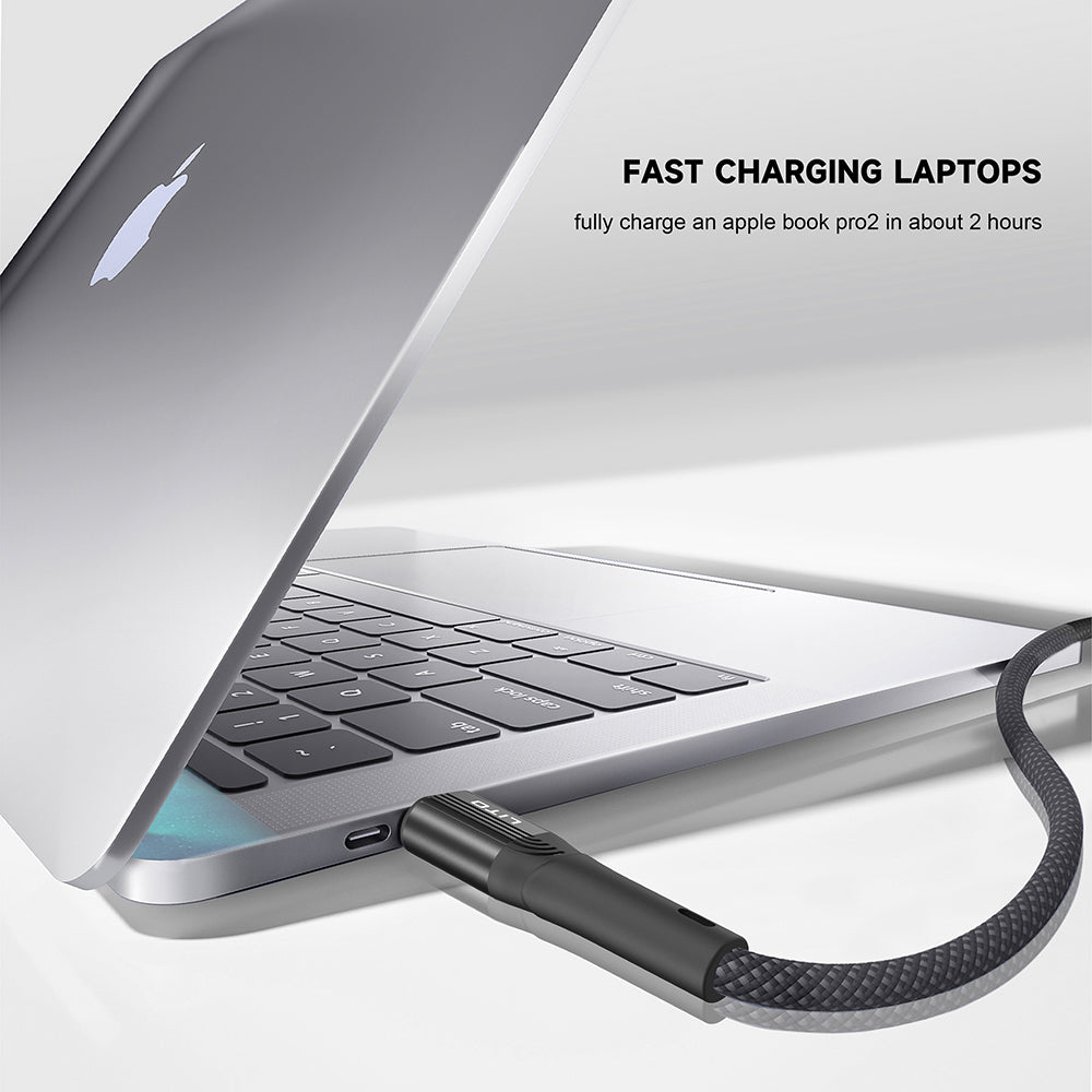 Καλώδιο Δεδομένων και Φόρτισης USB-A - USB-C Lito LD14, 60W, 1m, Μαύρο