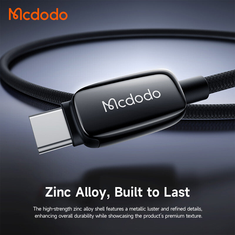 USB-A to USB-C Data and Charging Cable McDodo CA-0020, 66W, 1.2m, Black