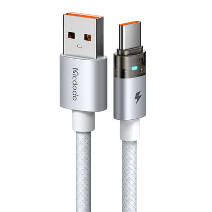 USB-A to USB-C Data and Charging Cable McDodo CA-6892, 66W, 1.2m, White