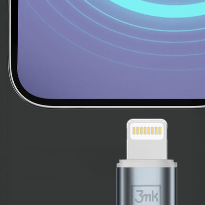 Καλώδιο Δεδομένων και Φόρτισης USB-C - Lightning 3MK Hyper N, 27W, 1m, Λευκό